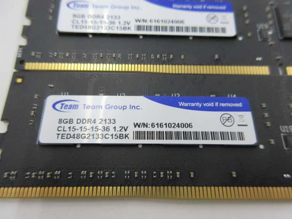 TEAM DDR4-2133 8GB 2-Piece Set DDR4-2133 8GB x2