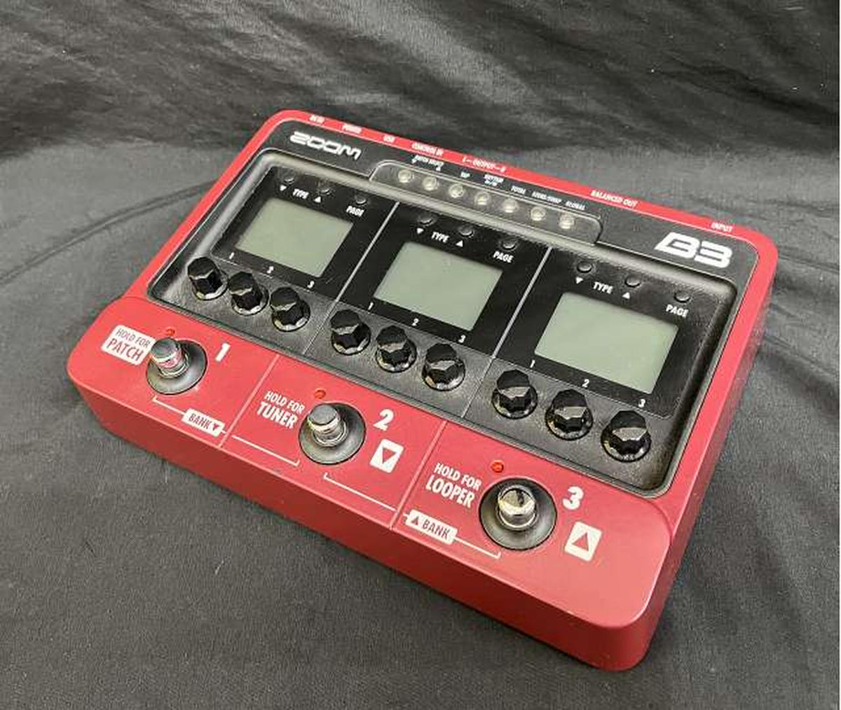 ZOOM [Equipped with 99 Effects] Multi-Effects for Bass B3