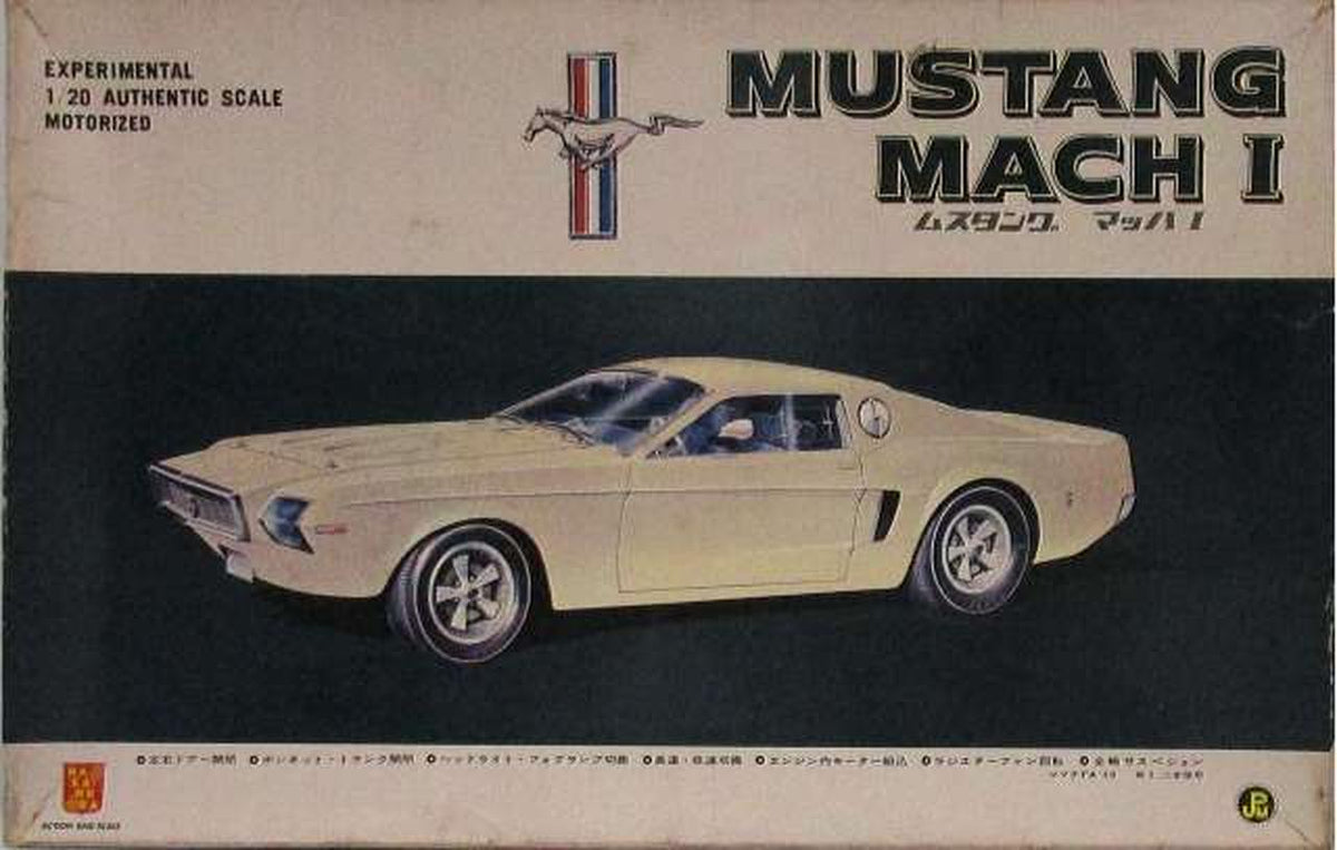 Nakamura 1/20 Mustang Mach 1 Motorized Kit [9001] - Banzai Thrifting | BanzaiHobby