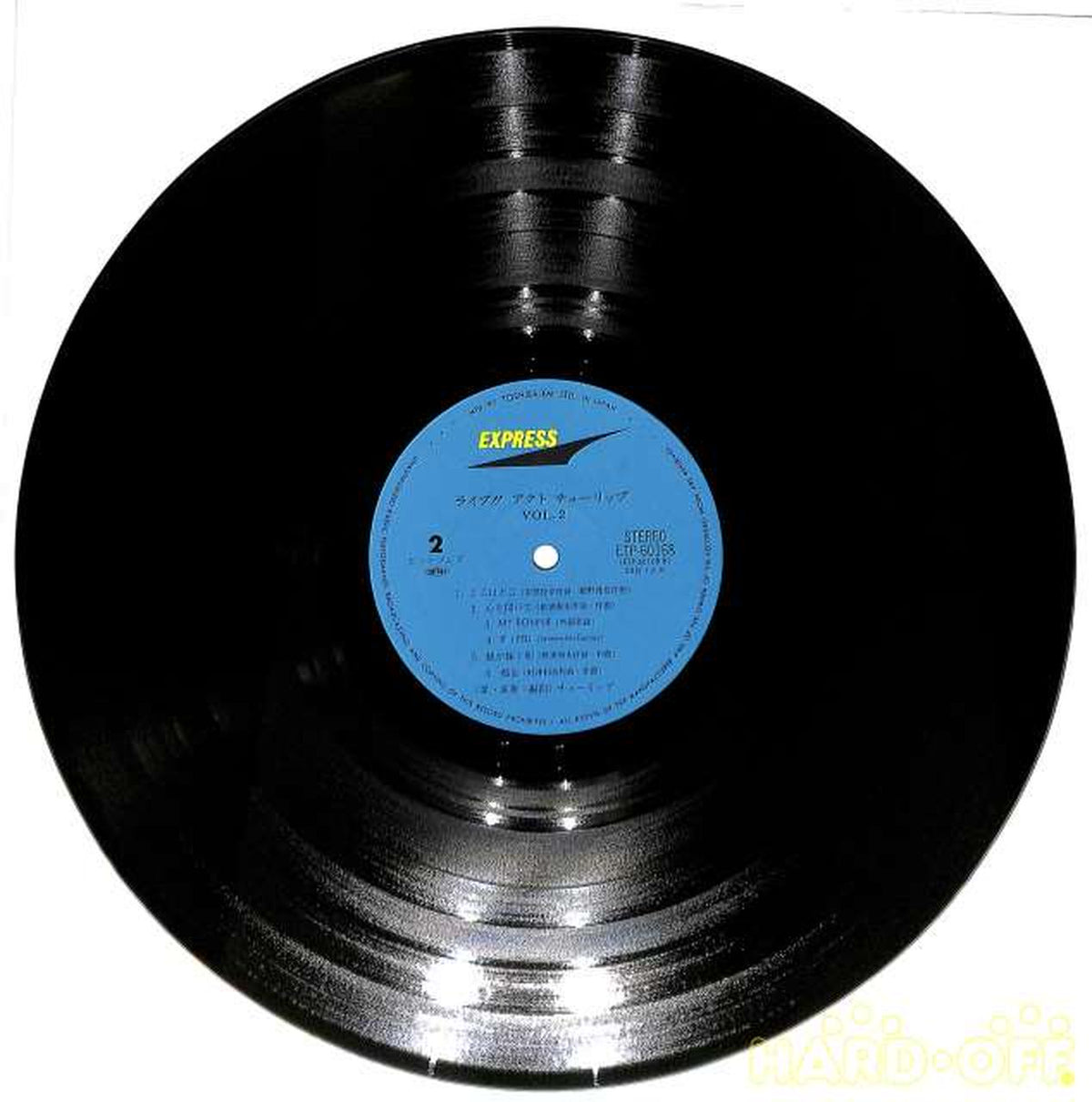 Toshiba EMI Tulip 'Live!! Act Tulip VOL.2' ETP-60168~9 2LP