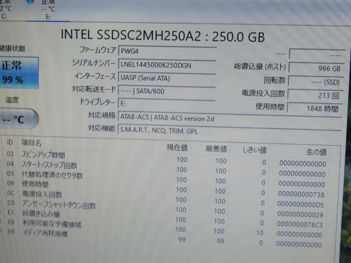 INTEL Internal SSD 250GB SSDSC2MH250A2 - Banzai Thrifting | BanzaiHobby