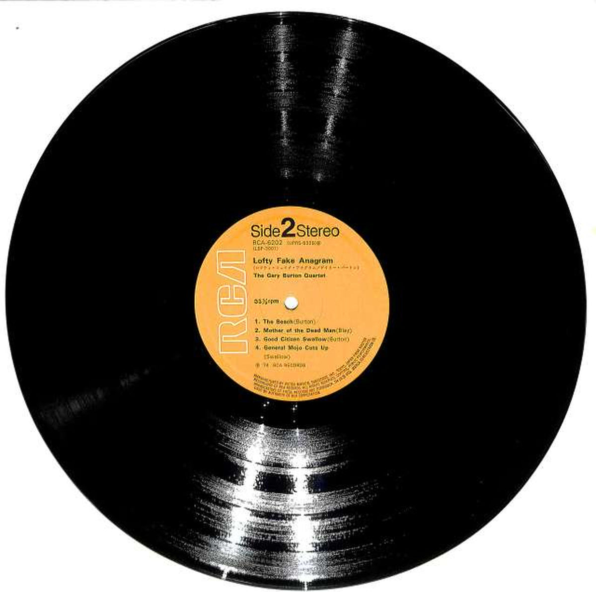 Victor Gary Burton "Lofty Fake Anagram" RCA-6202