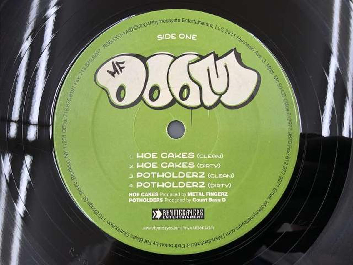 RHYMESAYERS Western Music MF DOOM/HOE CAKES B/W POTHOLDE