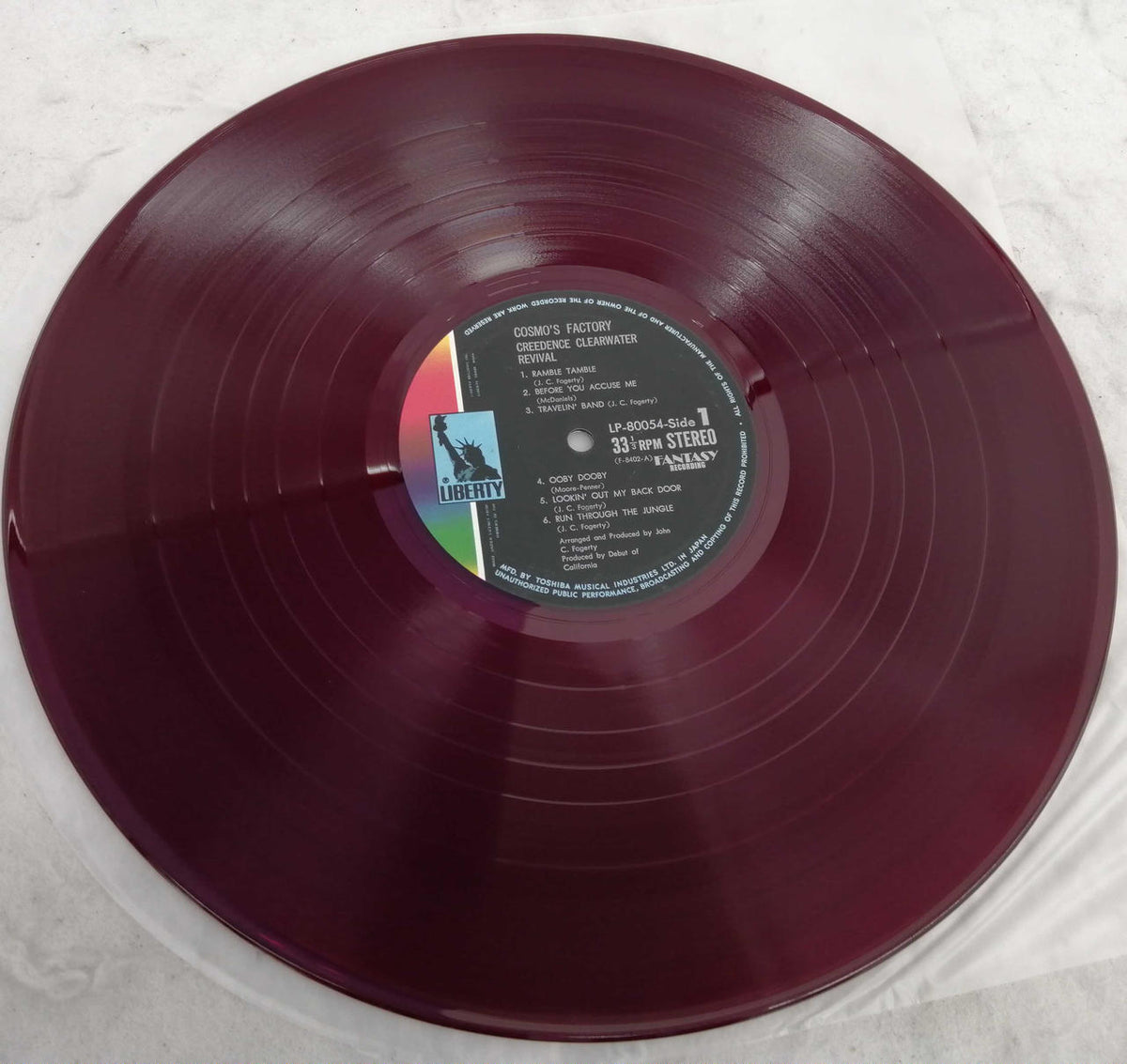 CREEDENCE CLEARWATER REVIVAL Western Music LP Cosmos Factory