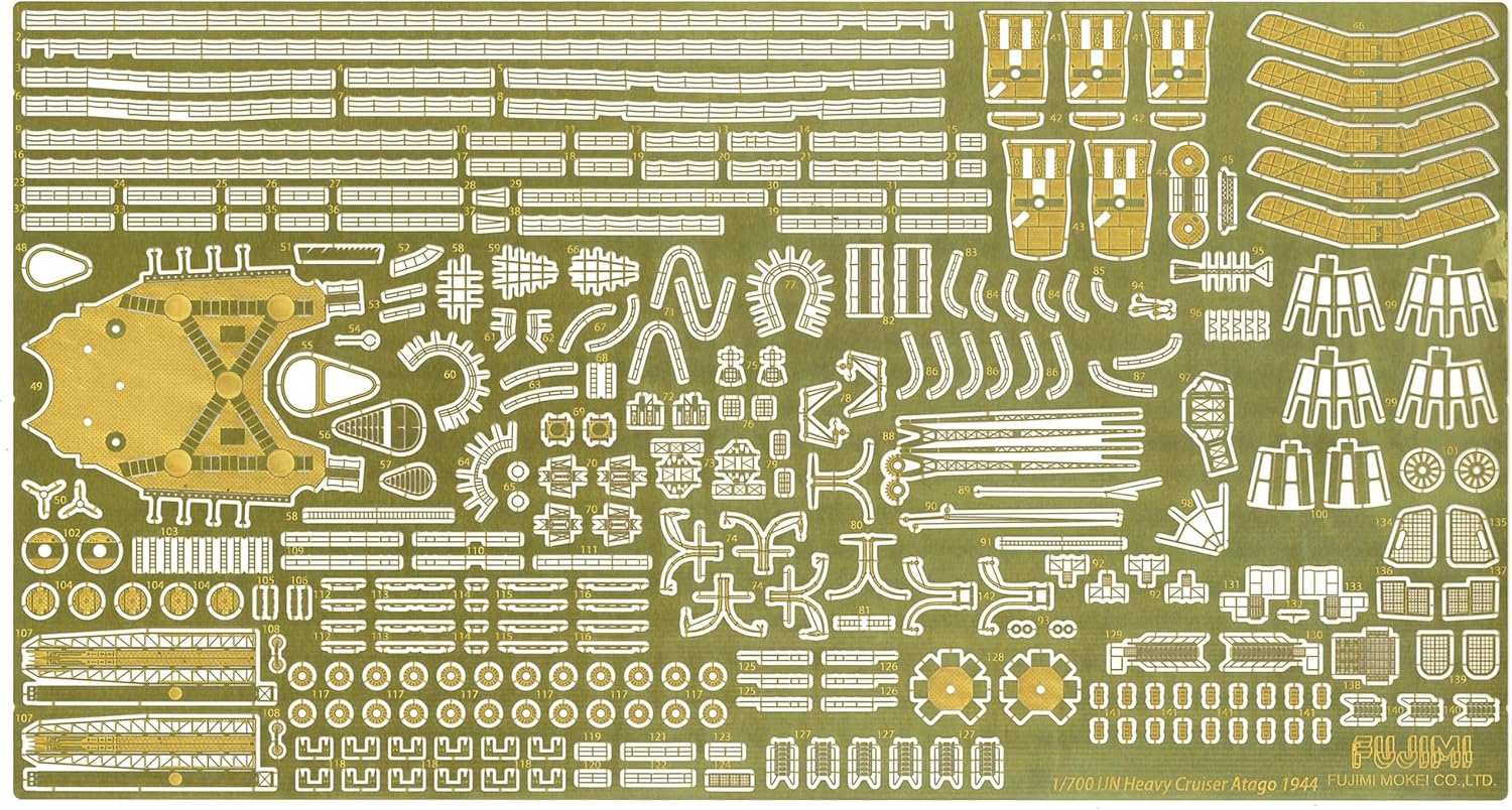 Fujimi FH-27 EX-1 1/700 Imperial Navy Series No.27 EX-1 Japanese Navy Heavy Cruiser Atago Full Hull Model (with etching parts)