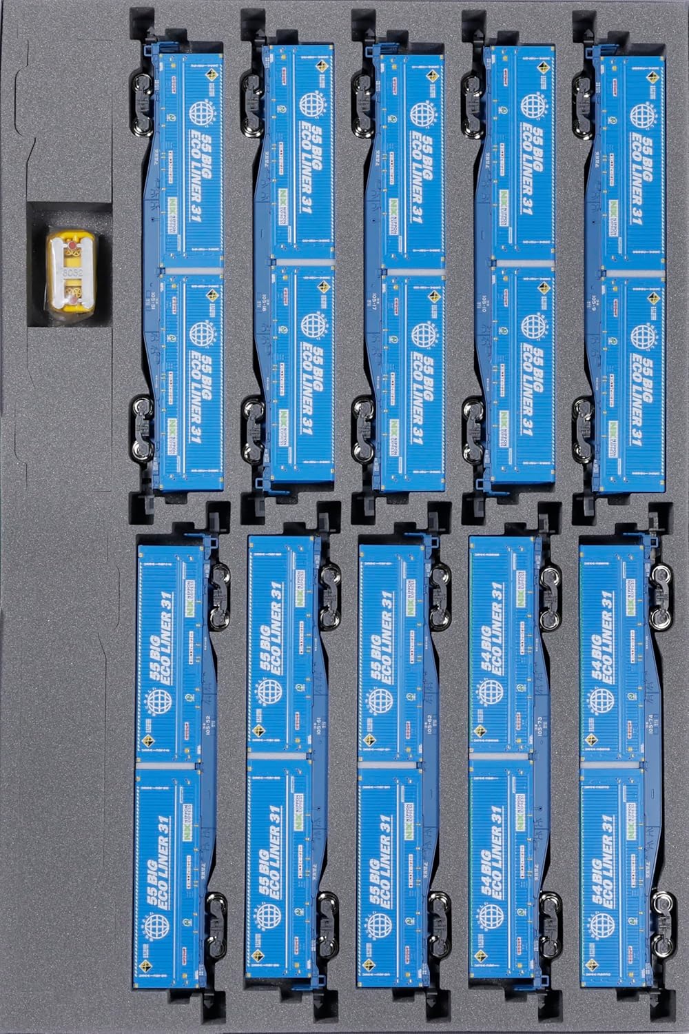 KATO 10-1983 N Gauge Koki 105 Toyota Long Pass Express Eco Liner 10-Cars Set