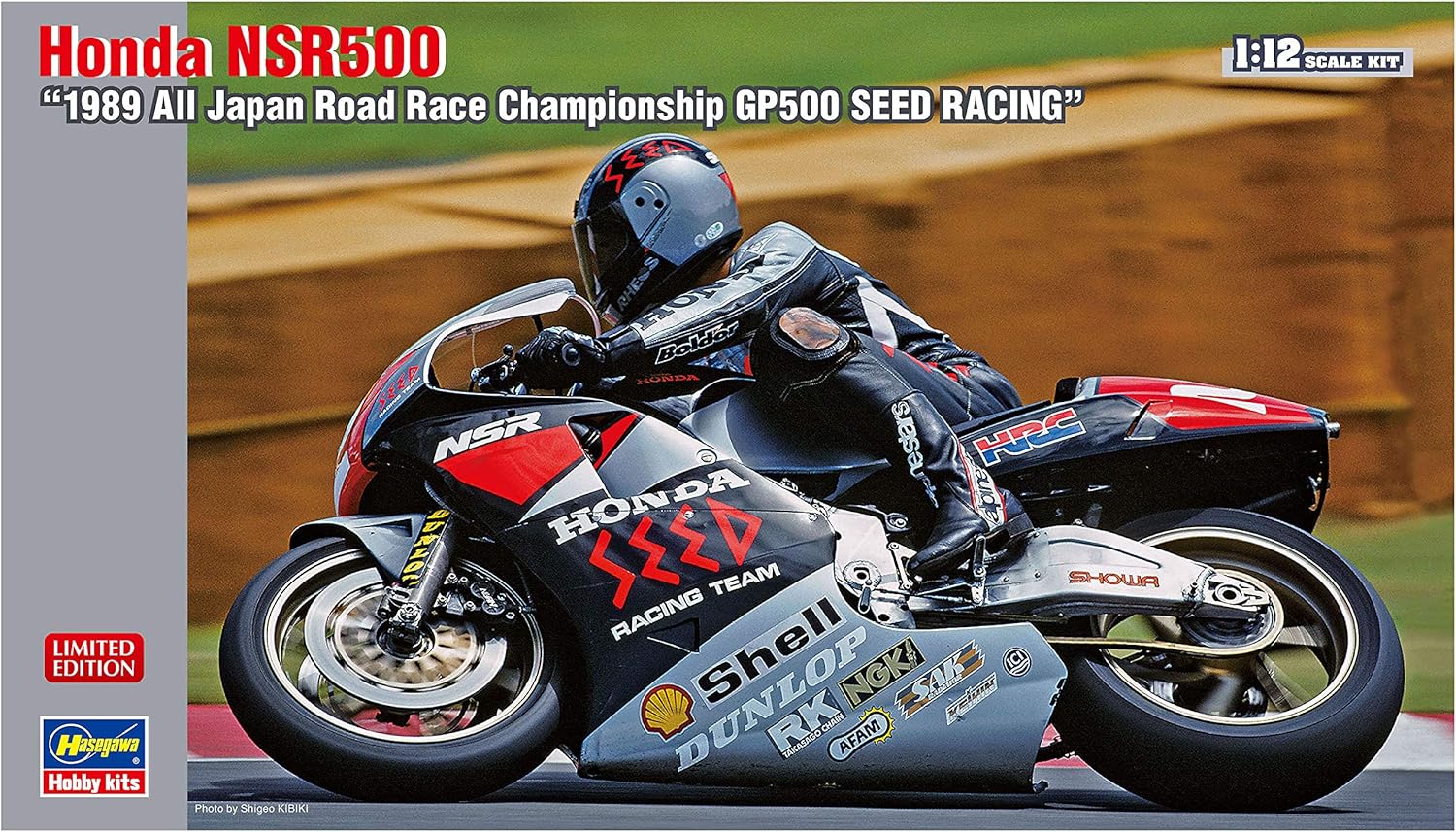 Hasegawa 21719 1/12 HONDA NSR500 1989 All Japan Road Race Championship GP500 Seed Racing