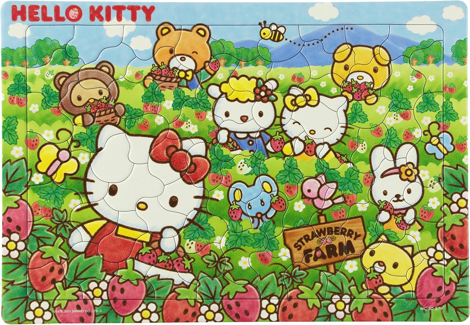 Tenyo ＭＣ－８０－８７９ Hello Kitty I Love Strawberries