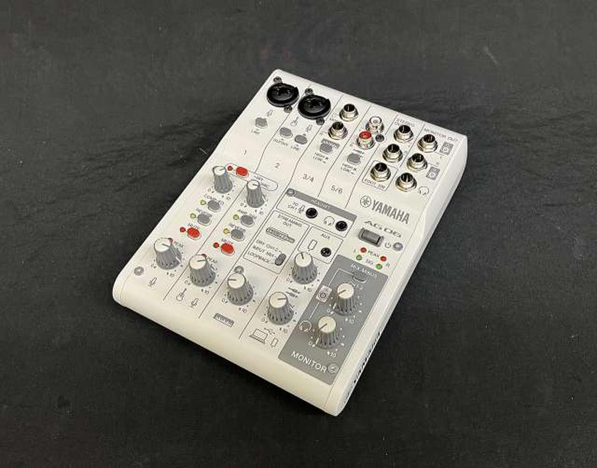 YAMAHA [Ideal for Live Streaming] Webcasting Mixer AG06MK2