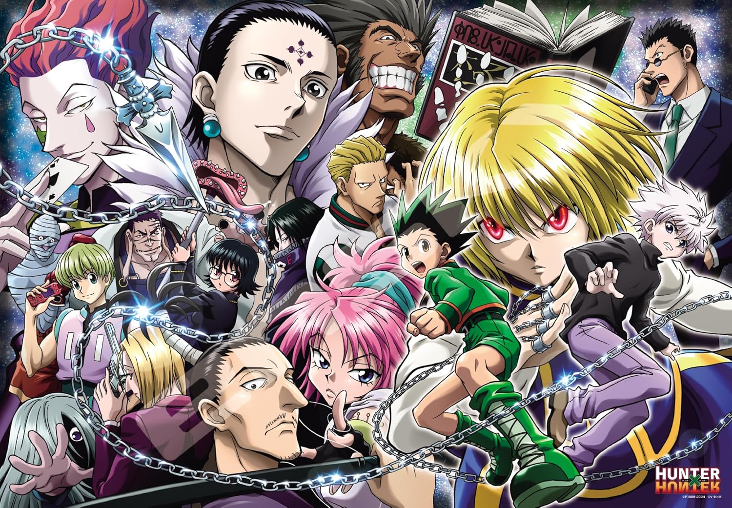 Ensky 1000T-529 Scarlet Eyes x Showdown x Phantom Troupe - Hunter x Hunter (Puzzle, 1000 Pieces, 51 x 73.5 cm)