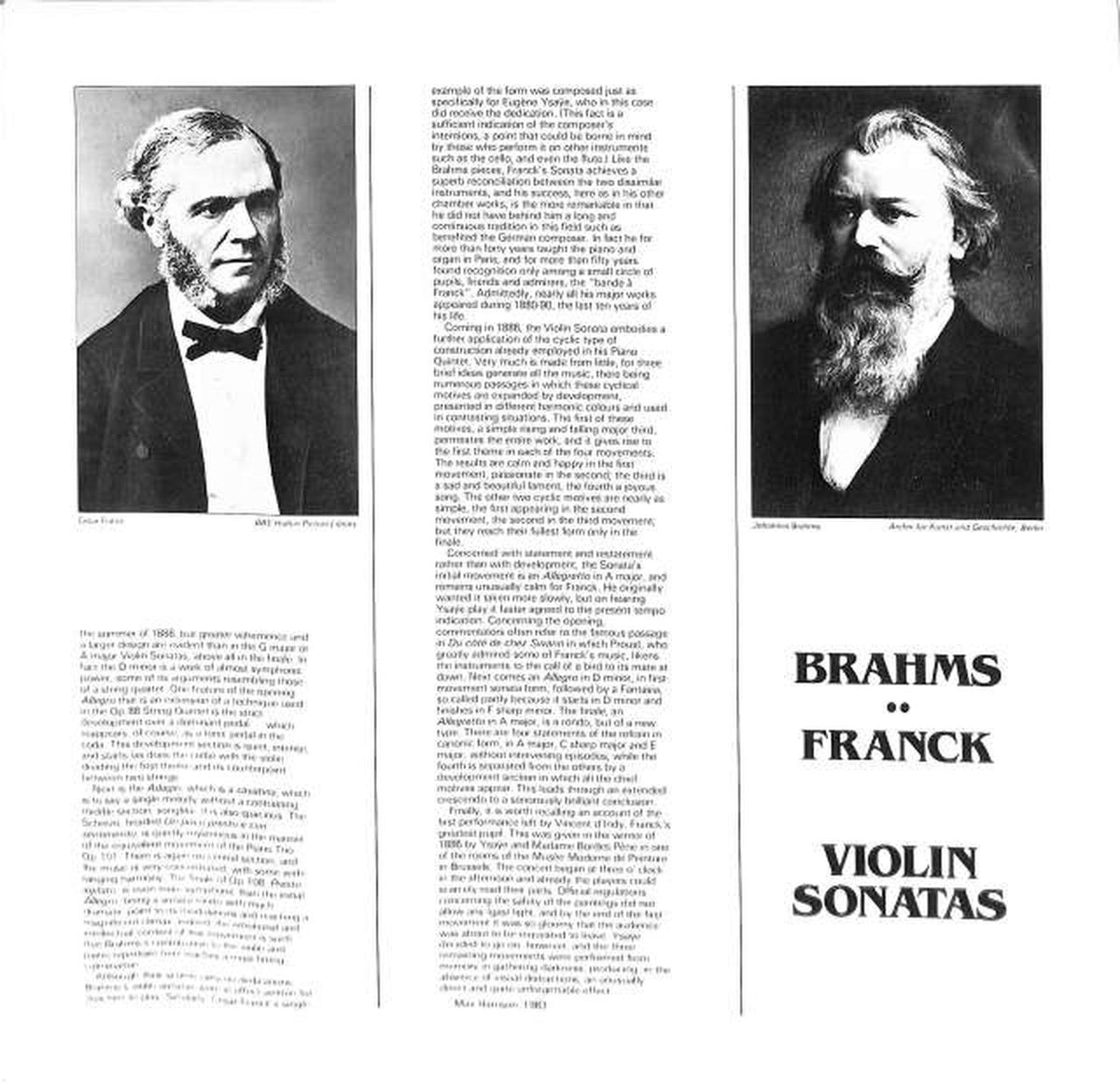 EMI [Import, Independent] Brahms Violin Sonata Mutter SLS-1434433 2LP