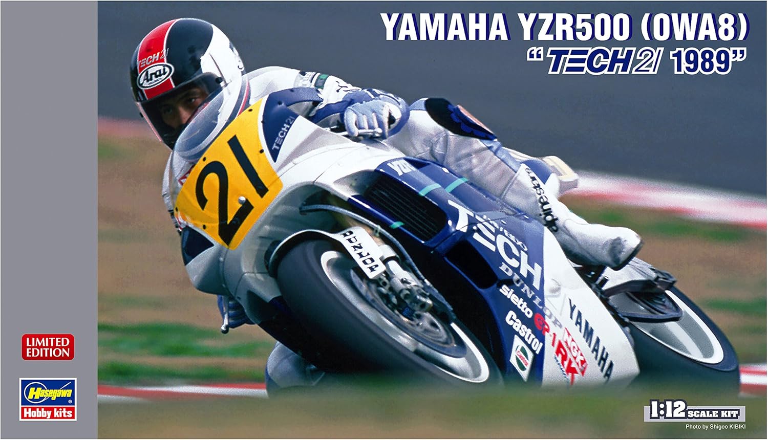 Hasegawa 21708 1/12 Yamaha YZR500 (0WA8) TECH 21 1989