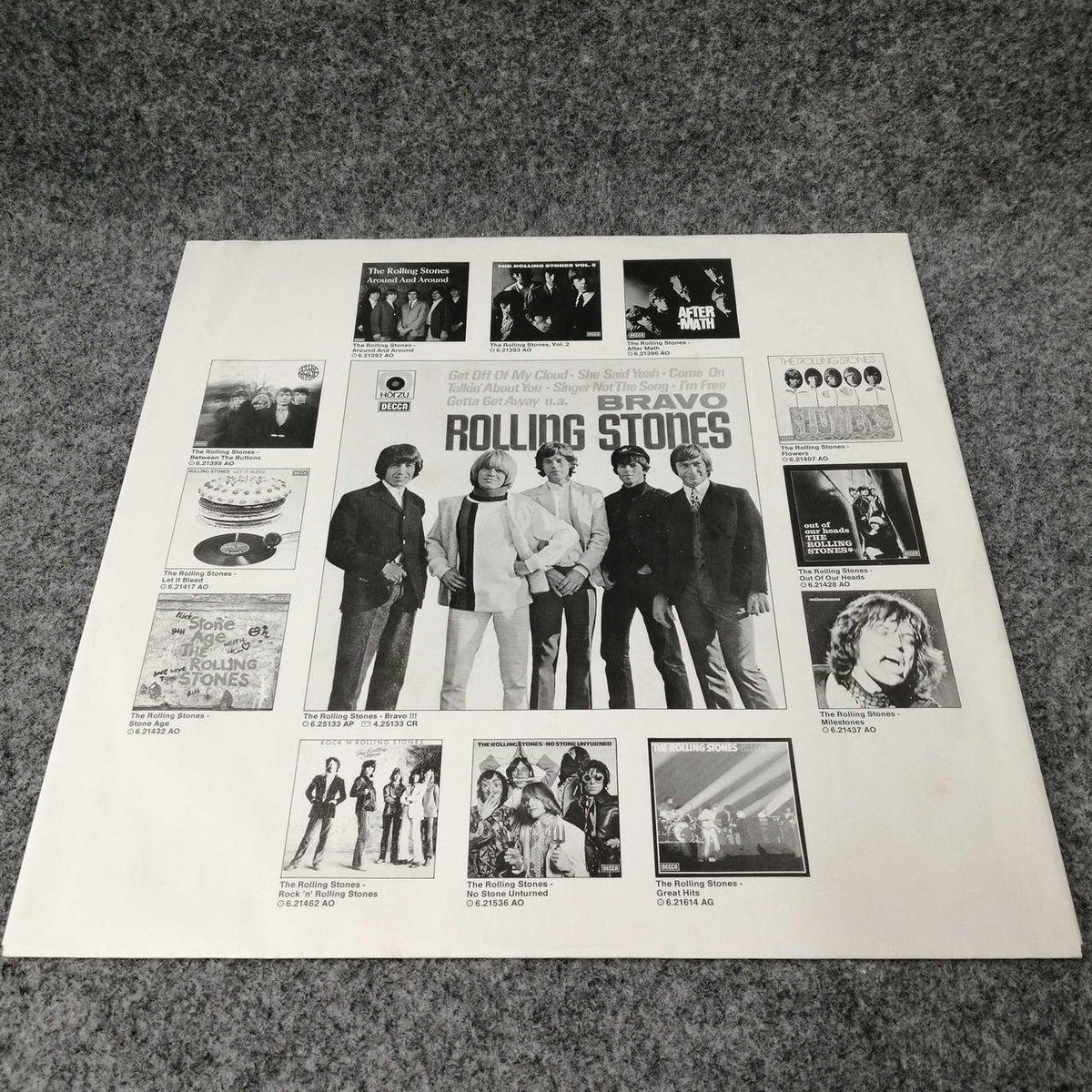 DECCA ROLLING STONES「AROUND AROUND」 6-21392