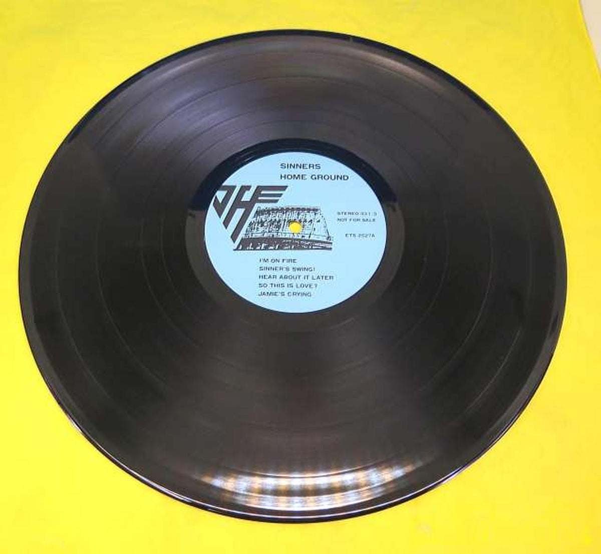 NOT ON LABEL LP record HOME GROUND/VAN HALEN