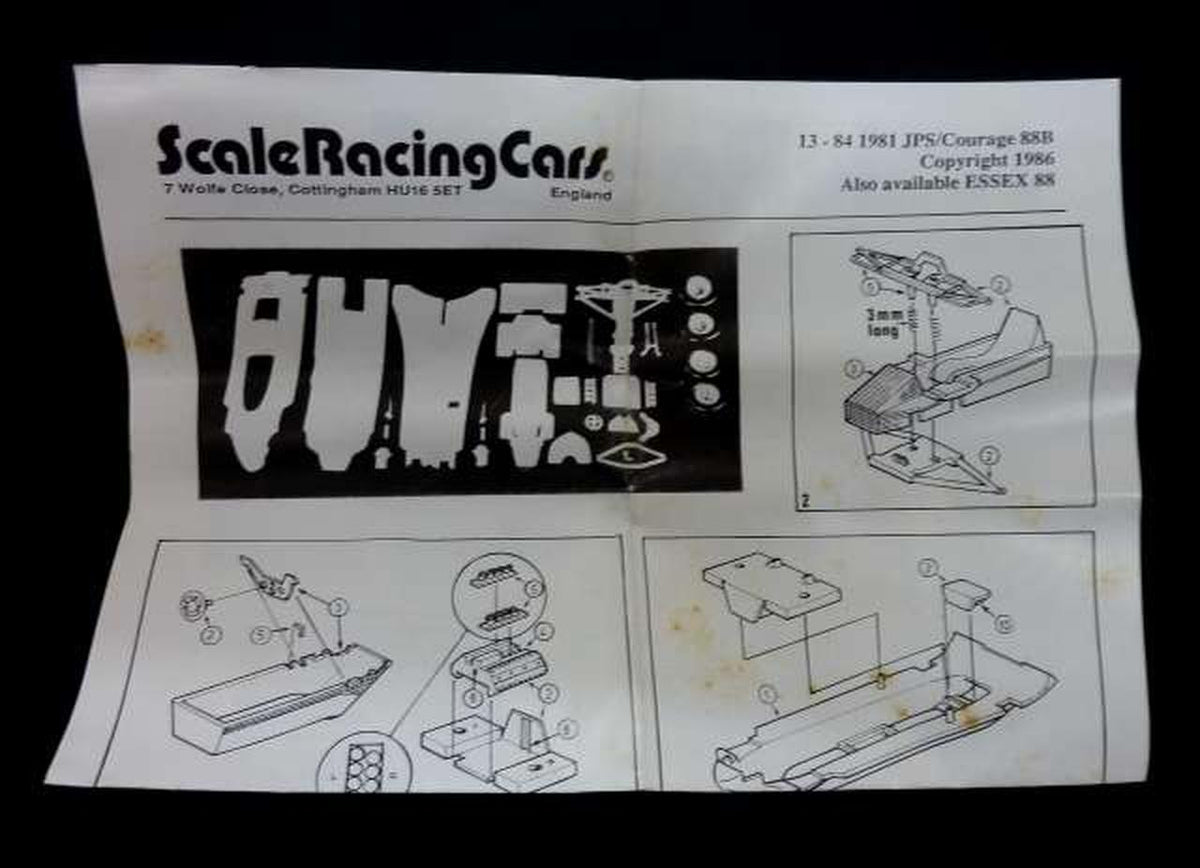 SRC JPS/COURAGE 88B Metal Kit - Banzai Thrifting | BanzaiHobby