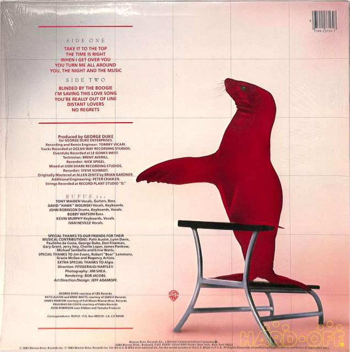 Warner Bros. (Import, USA) Rufus 'Seal in Red' 23753-1