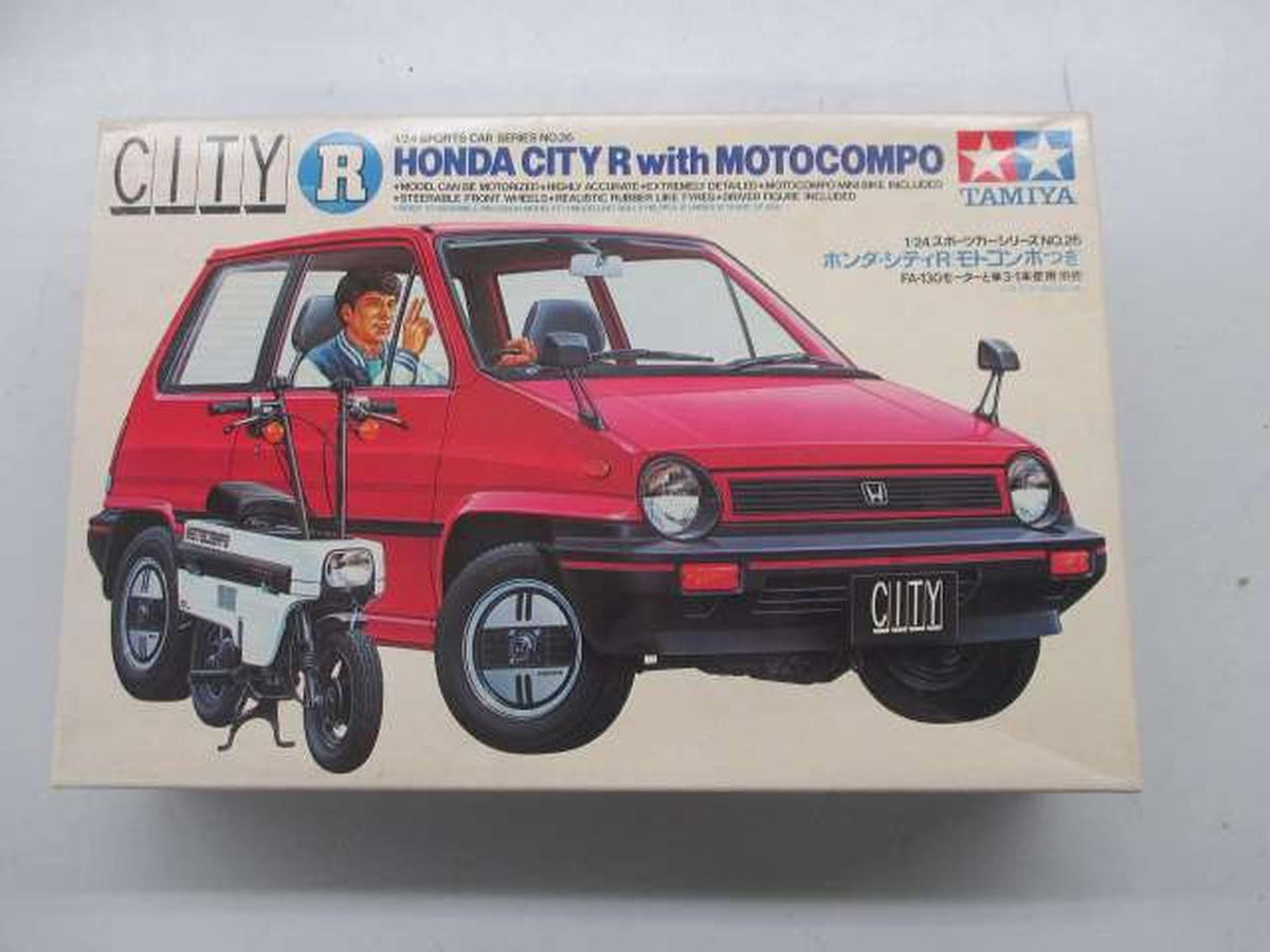 TAMIYA 1/24 Honda City R (with Moto Component)