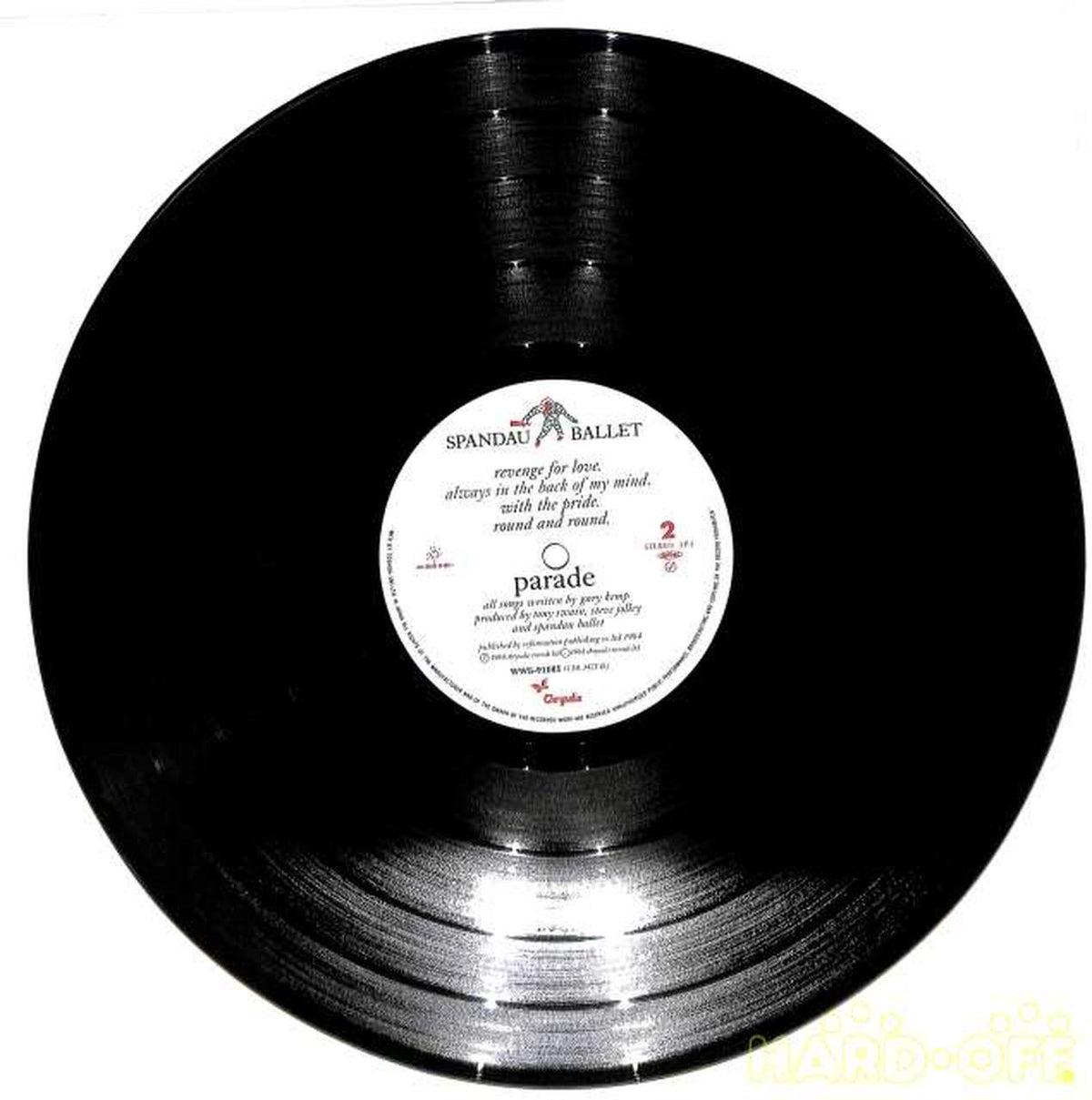 Toshiba EMI Spander Ballet 'Parade' WWS-91085
