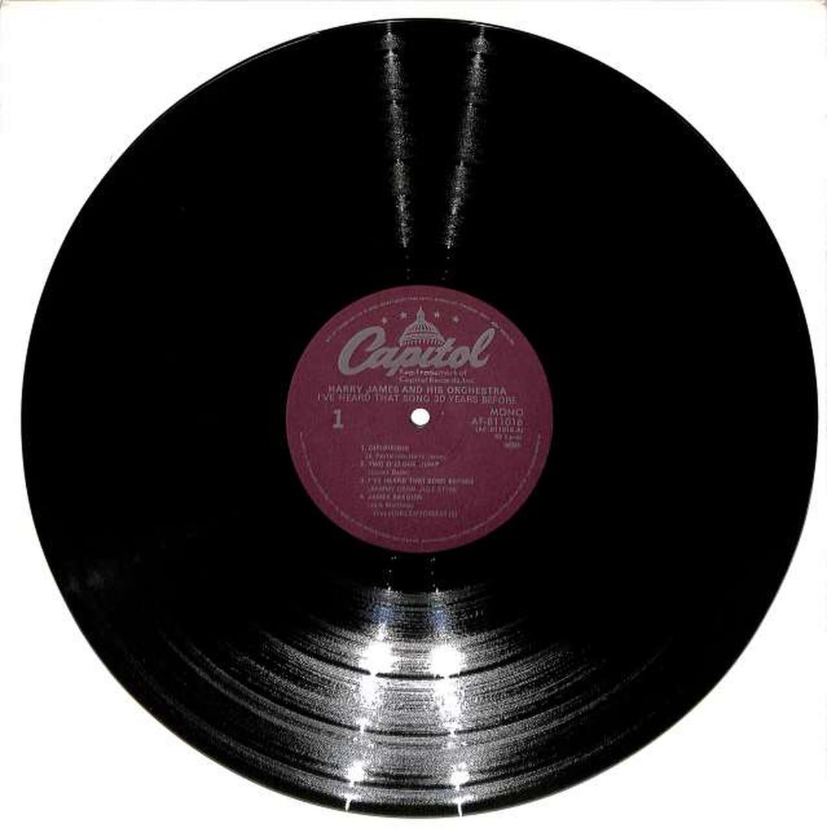Toshiba EMI Harry James "I'VE HEARD THAT SONG AF-811016"