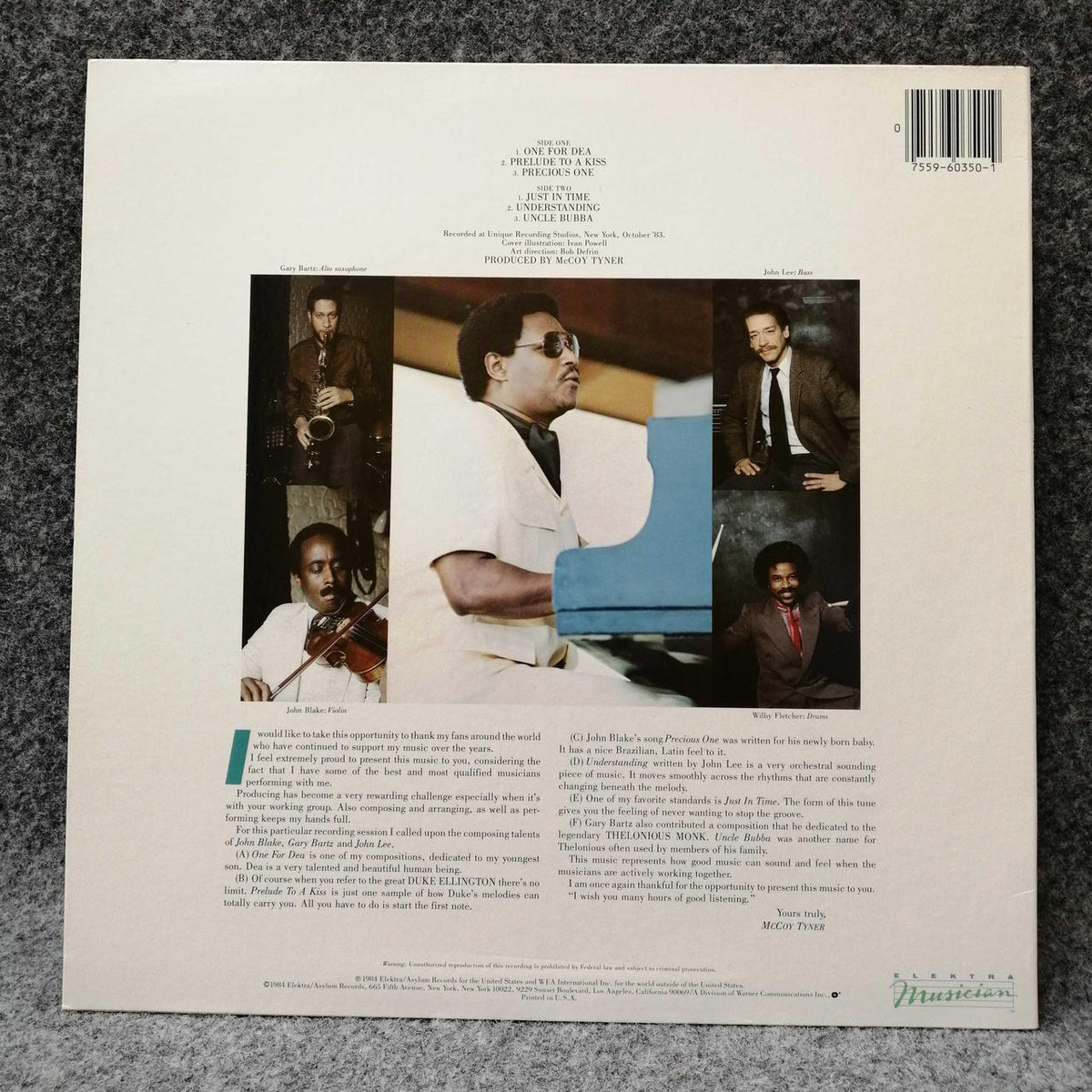 ELEKTRA MUSICIAN MCCOY TYNER「DIMENSIONS」 60350-1-E