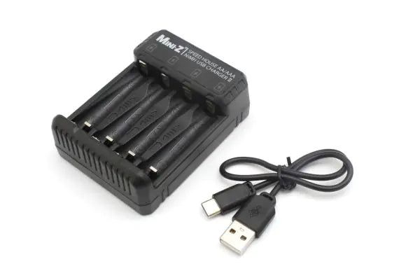 Kyosho 72211 SPEED HOUSE AA/AAA NiMH USB Charger2 - BanzaiHobby