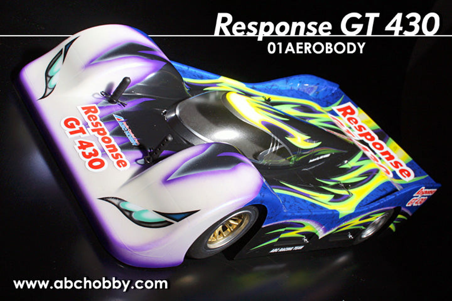 ABC Hobby 66054 Response GT430 01 Aero Body for F104 - BanzaiHobby