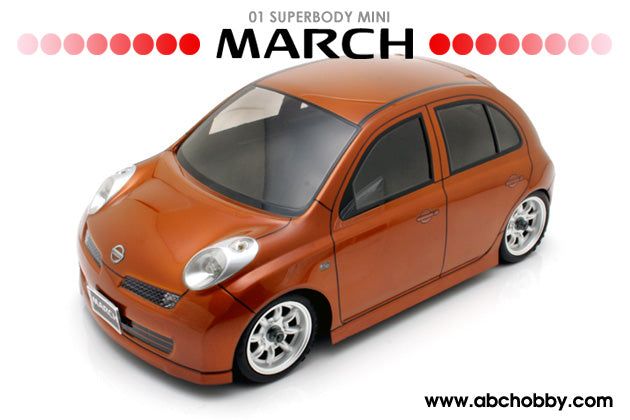 ABC Hobby Nissan March (Micra) Body for M-chassis - BanzaiHobby