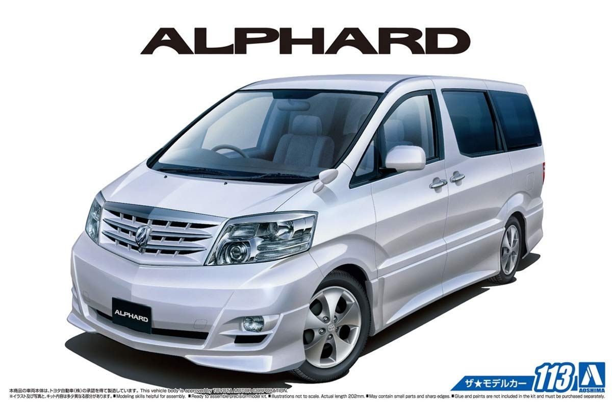 Aoshima Toyota NH10W Alphard G/V MS/AS `05 - BanzaiHobby