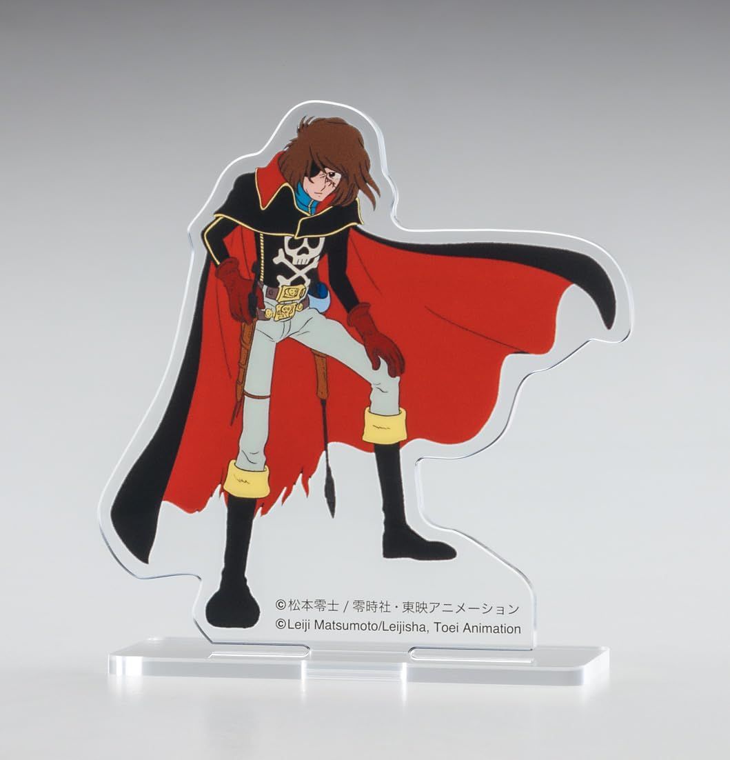 Hasegawa 64807 Creator Works Series Space Pirate Captain Harlock Space Wolf SW-190 Harlock Custom w/Acrylic Stand - BanzaiHobby