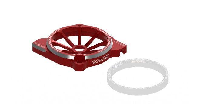 Active Hobby STR225R Illumination Fan Protector 25mm (Red) - BanzaiHobby