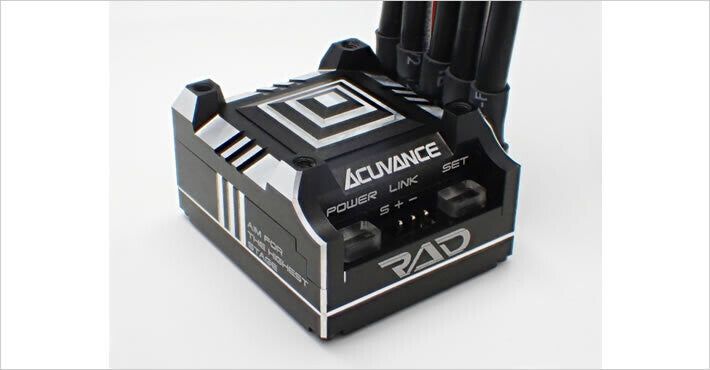 Acuvance (Keyence) High-end Brushless ESC RAD Black - BanzaiHobby