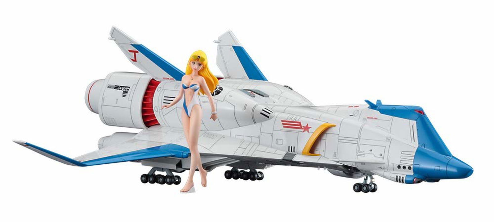 Hasegawa Crusher Joe` Minerva (OVA Ver.) w/Alfin (Swimsuit) Figure - BanzaiHobby