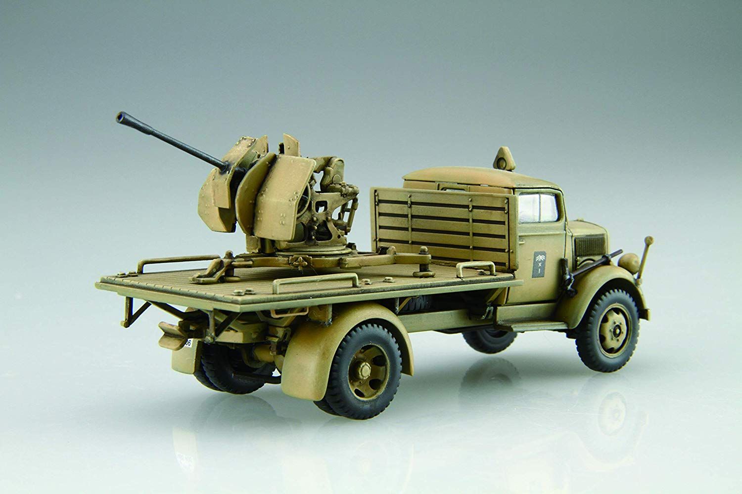 Fujimi German 3ton Truck (Camouflaged/Medical Van/Antiaircraft Ring Mou - BanzaiHobby