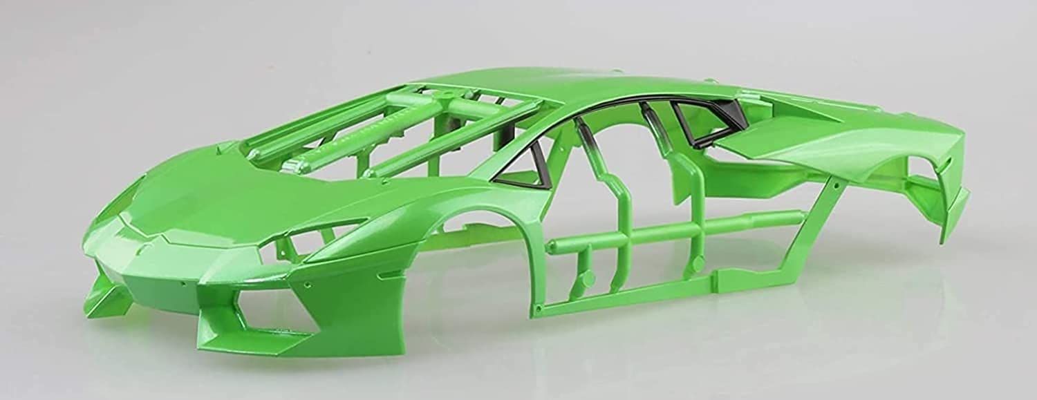 Aoshima `11 Lamborghini Aventador Green - BanzaiHobby