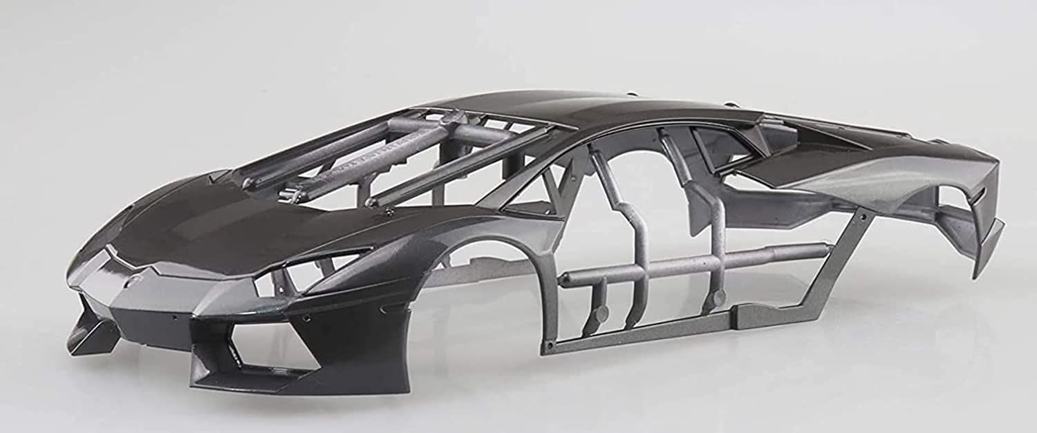 Aoshima `11 Lamborghini Aventador Gun Metallic - BanzaiHobby
