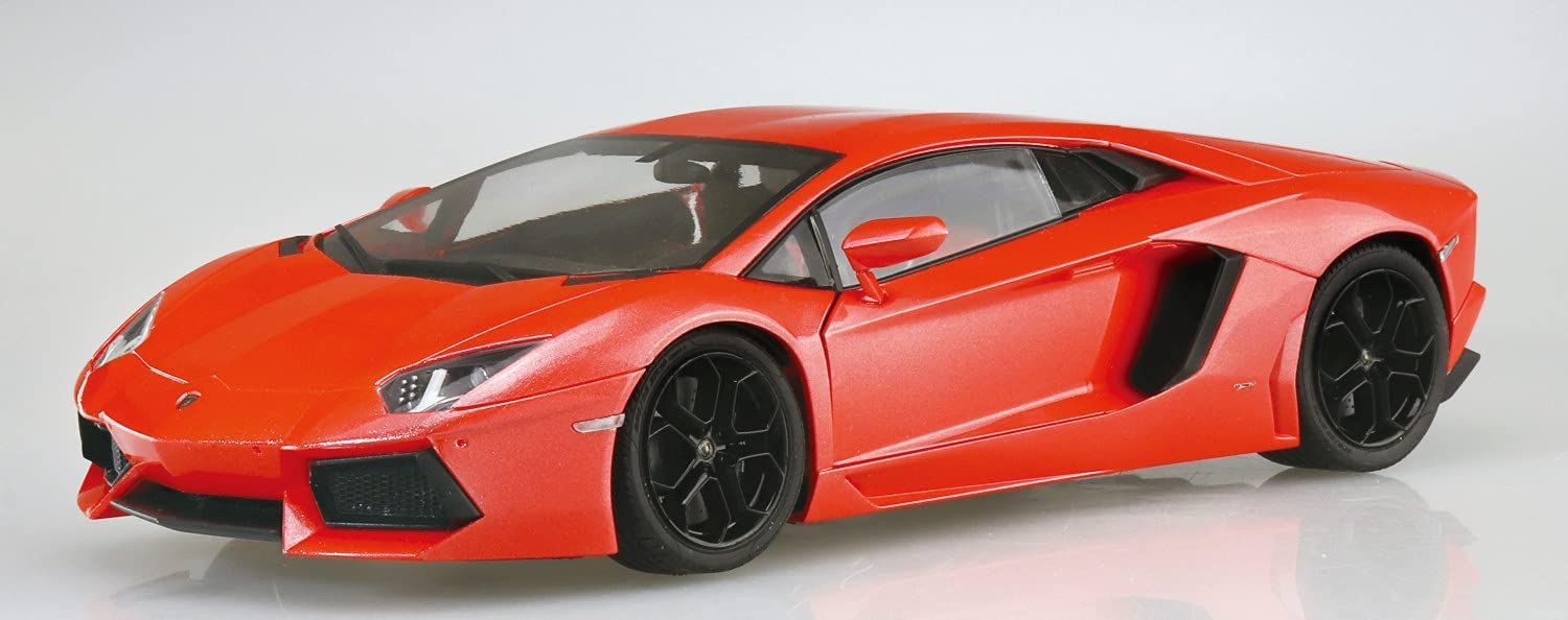 Aoshima `11 Lamborghini Aventador Orange Pearl - BanzaiHobby