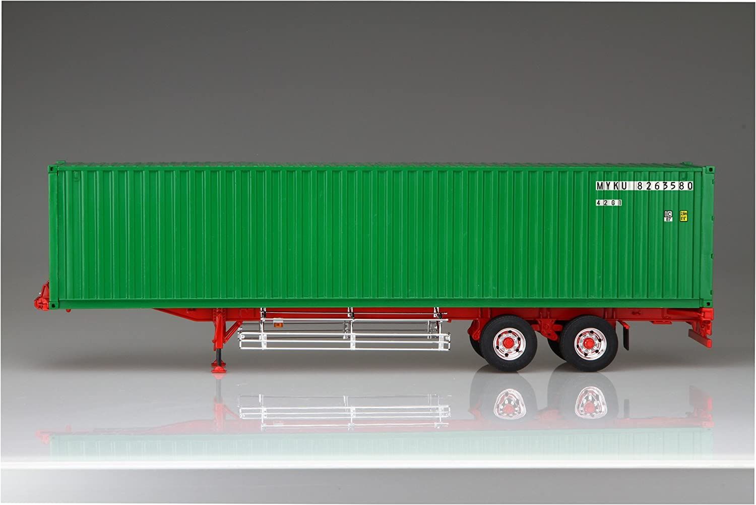 Aoshima 40 Feet Maritime Container Trailer (Two-axis Type) - BanzaiHobby