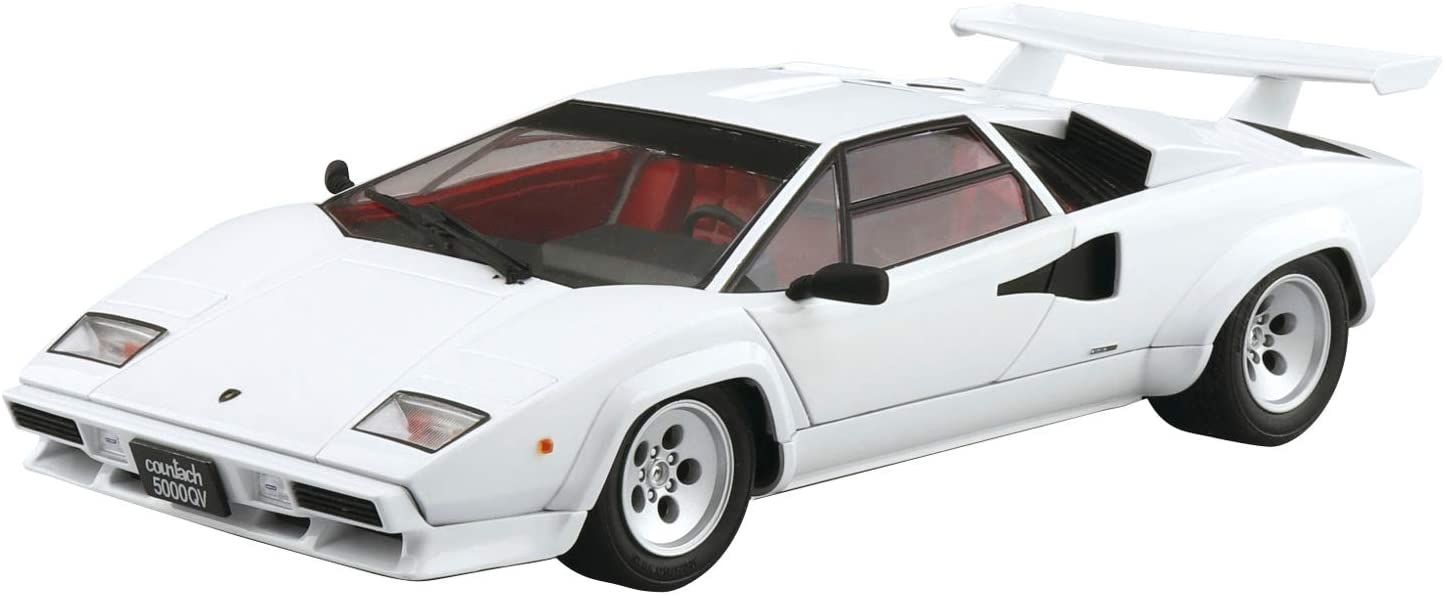 Aoshima `85 Lamborghini Countach 5000QV - BanzaiHobby