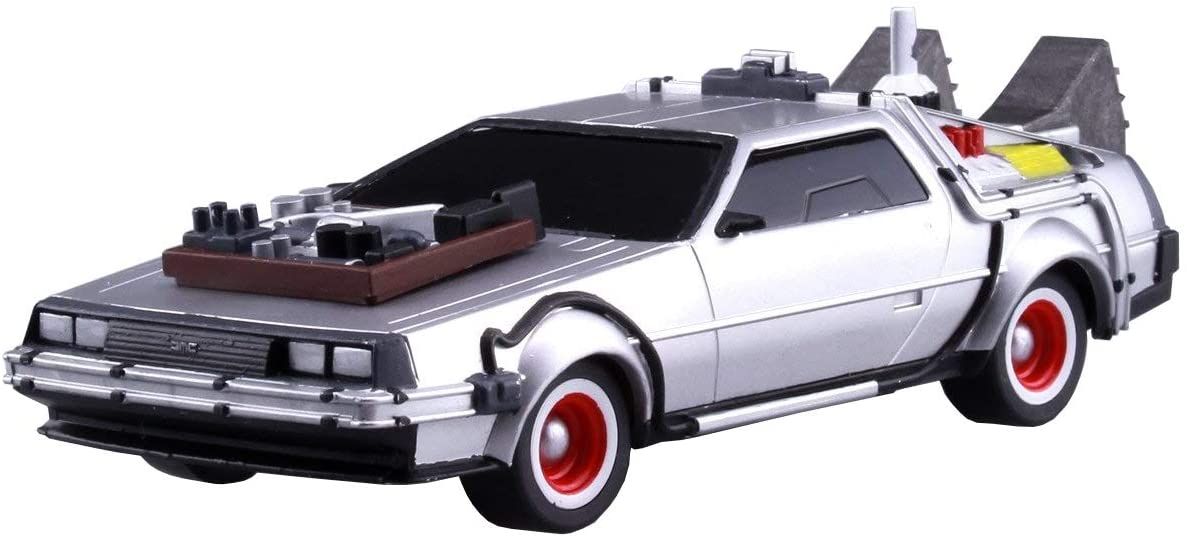 Aoshima Back to the Future Pullback De Lorean PartIII & Railroad - BanzaiHobby