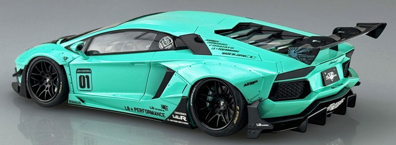 Aoshima Bunka Kyozai Liberty Walk Series No.21 LB Works Lamborghini Aventador Limited Edition Ver.2 - BanzaiHobby