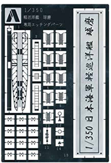 Aoshima For Light Cruiser Kuma Etched Parts - BanzaiHobby