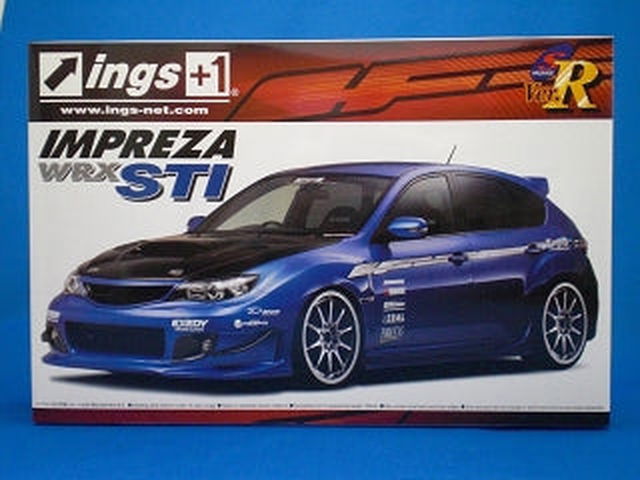 Aoshima GRB Impreza WRX STI 5door`07 ings Ver. - BanzaiHobby