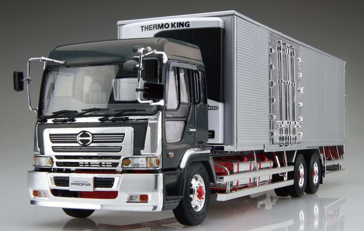 Aoshima Hino Profia Teravie FR Hyster Short Frozen Van & Thermo King - BanzaiHobby