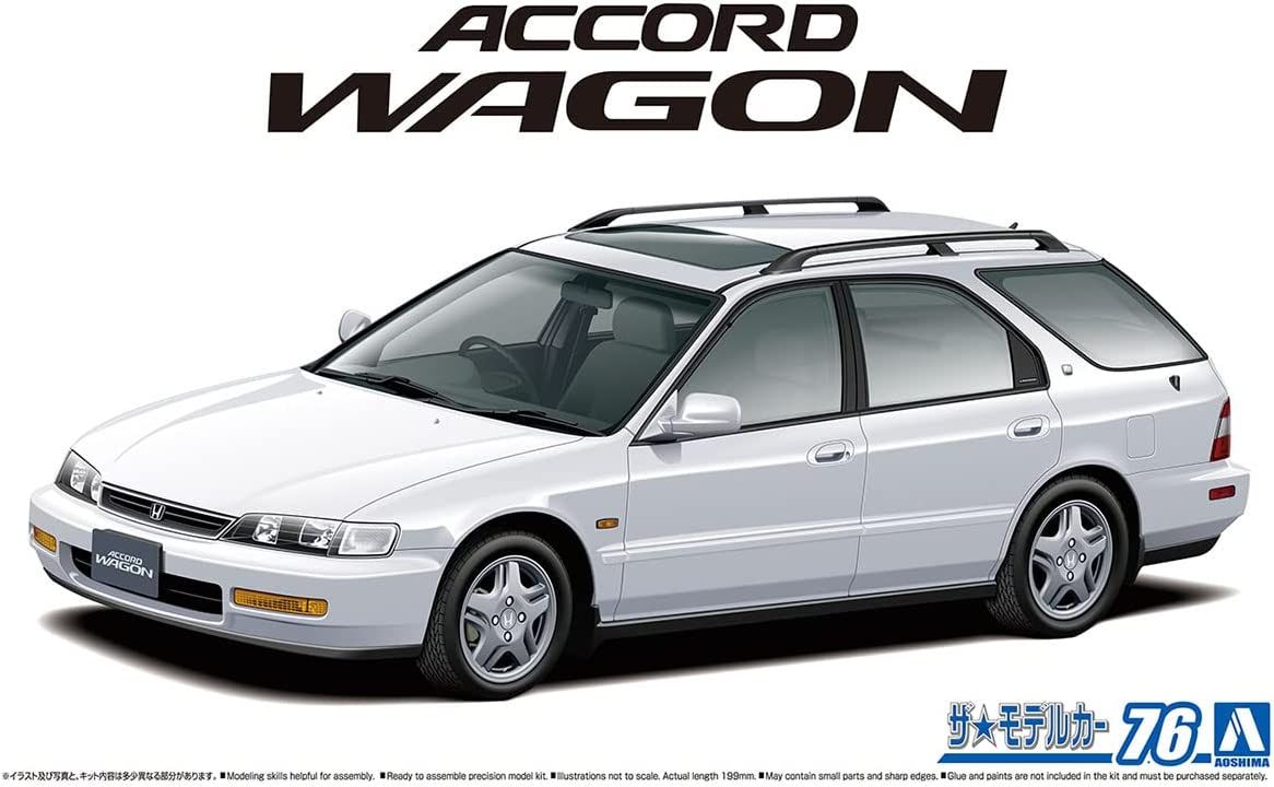 Aoshima Honda CF2 Accord Wagon SiR `96 - BanzaiHobby