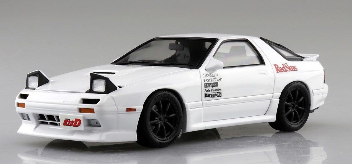 Aoshima Initial D Ryosuke Takahashi FC3S RX-7 Akagi Showdown Specificati - BanzaiHobby