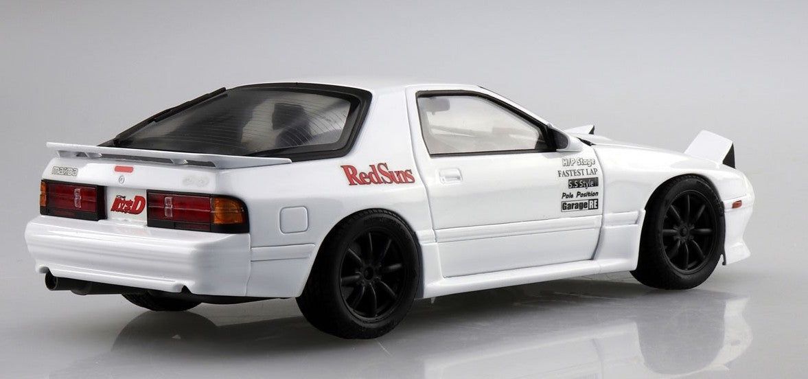 Aoshima Initial D Ryosuke Takahashi FC3S RX-7 Akagi Showdown Specificati - BanzaiHobby