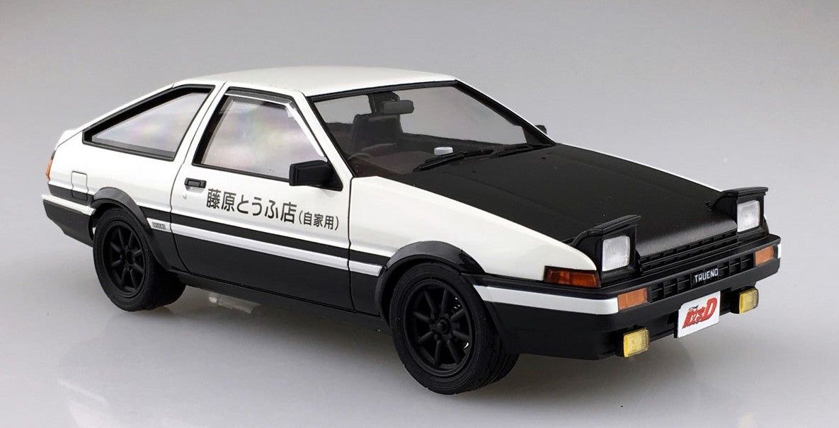 Aoshima Initial D Takumi Fujiwara AE86 Trueno Project D Specification - BanzaiHobby