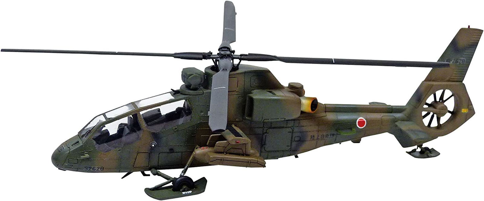 Aoshima JGSDF OH-1 Ninja & Towing Tractor Set - BanzaiHobby