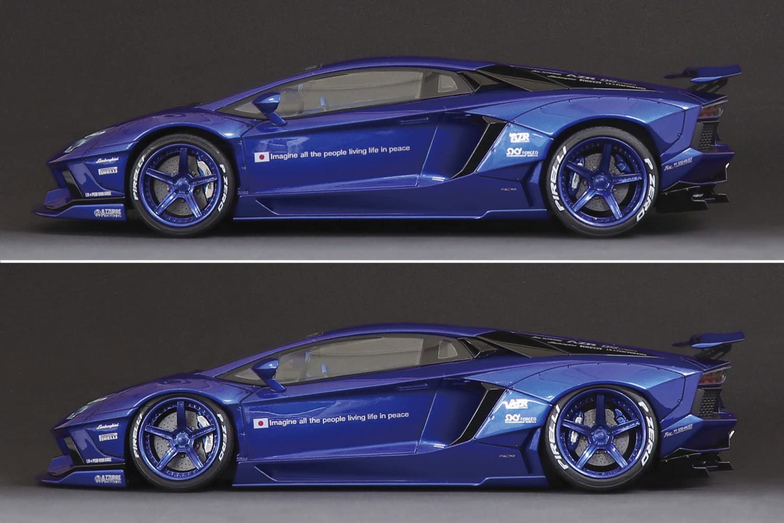 Aoshima LB Works Lamborghini Aventador Ver.2 - BanzaiHobby