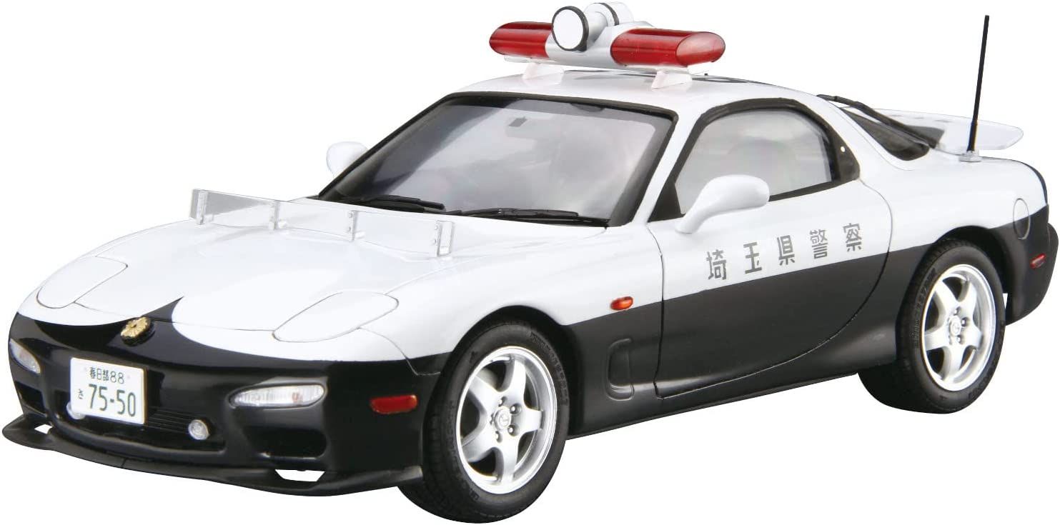Aoshima Mazda FD3S RX-7 IV Police Car `98 - BanzaiHobby